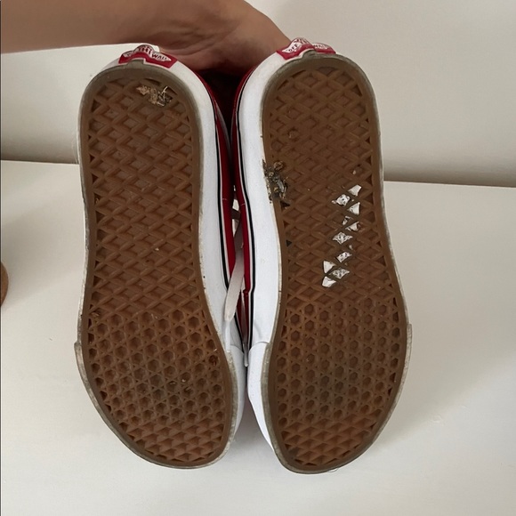 Red Hi-Top Vans - Picture 3 of 4
